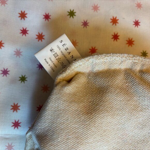 Sézane Canvas Makeup Bag Pouch, Ditsy Flower Print 🌷 - Picture 4 of 6